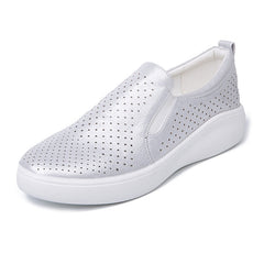 Lässige Slipper mit runder Zehenpartie