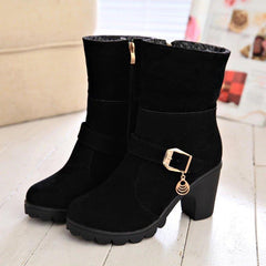 Botas casuales de felpa cálidas