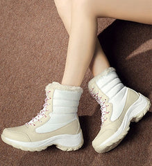 Botas de nieve cálidas hasta media pantorrilla