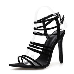 Sandalias de fiesta de tacón alto y fino