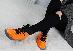 Botas de lluvia de goma impermeables con forro polar en el interior