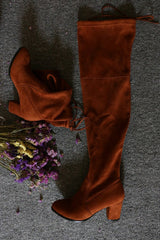 & Zapatos de tacón cuadrado