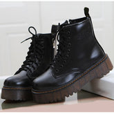 Casual Lace-Up Warm Platform Boots