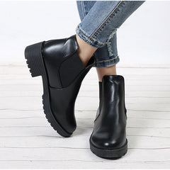 Botines Chelsea casuales con plataforma