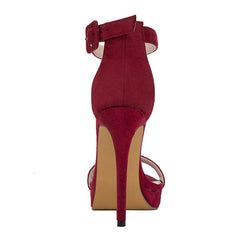 Elegante Sandalen mit hohen Absätzen und Schnallenriemen