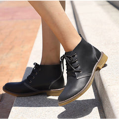 Botines de piel auténtica