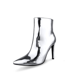 Botines de tacón alto y piel cálida