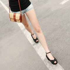 Female Lace Open Toe Sandals