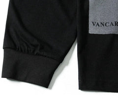 Camisetas de manga larga con estampado urbano para hombre