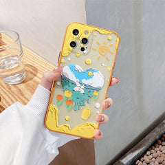 Herz Erde iPhone-Hülle