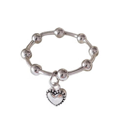 Ring mit Herz-Anhänger