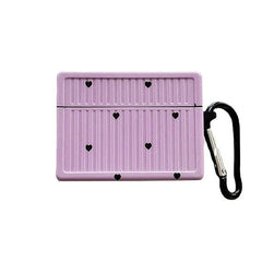 Airpods-Hülle mit Herz- und Punktmuster