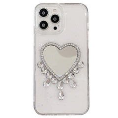 Heart Rhinestone Case For IPhone