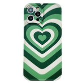 Herzensbrecher Grün iPhone-Hülle