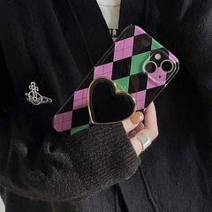 iPhone-Hülle & Cover mit Argyle-Muster