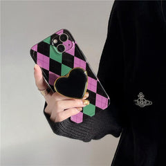 iPhone-Hülle & Cover mit Argyle-Muster