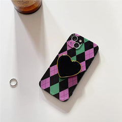 iPhone-Hülle & Cover mit Argyle-Muster