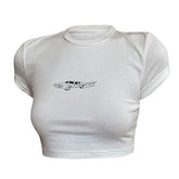 Kurzes Top mit Hot Wheels-Print