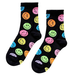 Indie-Ästhetik-Happy-Socken