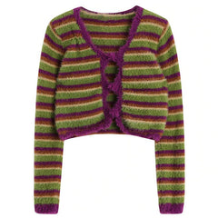 Flauschiger Indie-Kid-Cardigan