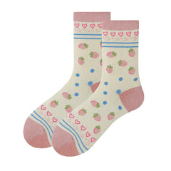 Kawaii Erdbeersocken