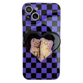 Kitty Checkerboard Case For IPhone