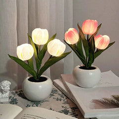 LED-Tulpen-Tischlampe