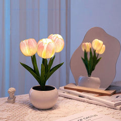 LED-Tulpen-Tischlampe