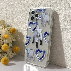 Lamb Transparent Case For IPhone