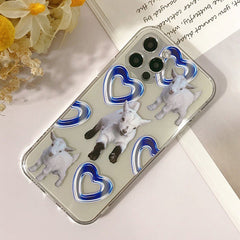 Lamb Transparent Case For IPhone