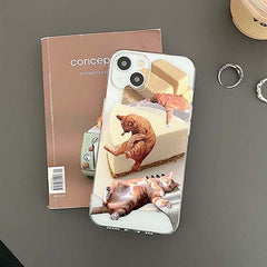 Lazy Cat Case For IPhone
