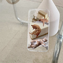 Lazy Cat Case For IPhone