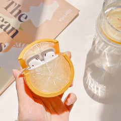 Zitronen-Airpods-Hülle