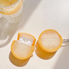 Zitronen-Airpods-Hülle