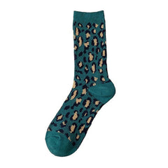 Socken mit Leopardenmuster