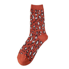 Socken mit Leopardenmuster