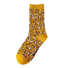 Socken mit Leopardenmuster
