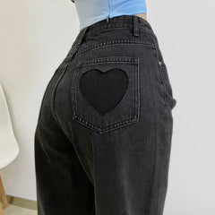 Jeans mit Farbverlauf „Love Bites“