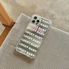 Glückliches Baby iPhone-Hülle