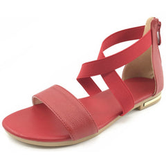 Lässige Sandalen aus echtem Leder