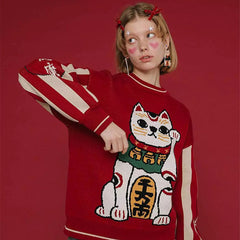 Maneki Neko Pullover