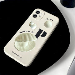Milky Shell Case For IPhone