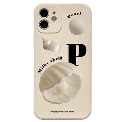 Milky Shell Case For IPhone