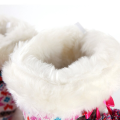 Pantuflas de felpa suaves y cálidas para el hogar