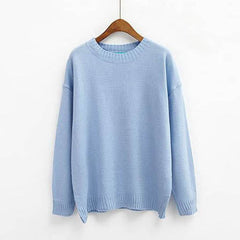 Monochromer ästhetischer Pullover