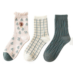 Mori Girl Ästhetik-Pack Socken