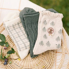 Mori Girl Ästhetik-Pack Socken