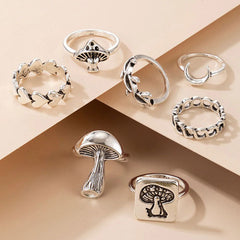 Pilze Ring Set
