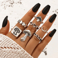 Pilze Ring Set