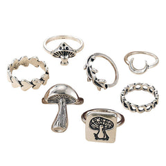 Pilze Ring Set